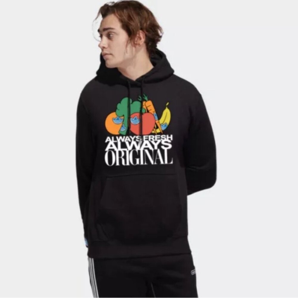 NWT ADIDAS ORIGINALS OG ALWAYS FRESH TREFOIL HOODIE MEDIUM HD5259 Sweatshirt